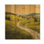 "Countryside Road In Summer II" - Art mural en bois campagne - sur bois de pin naturel-1011096159