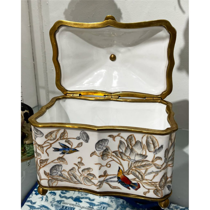 Handmade Porcelain China Decorative Box