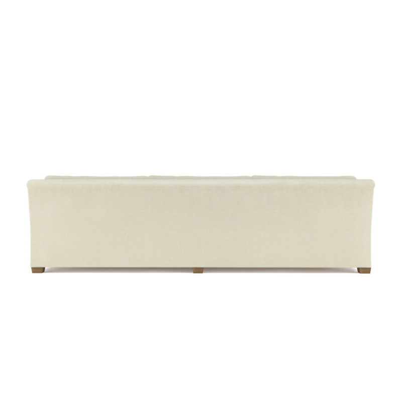 Canapé Thompson, H 32 po x l 96 po x P 41 po, Cuir rétro albâtre, Ébène