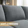 61" Square Arm Modular Loveseat with Storage Space