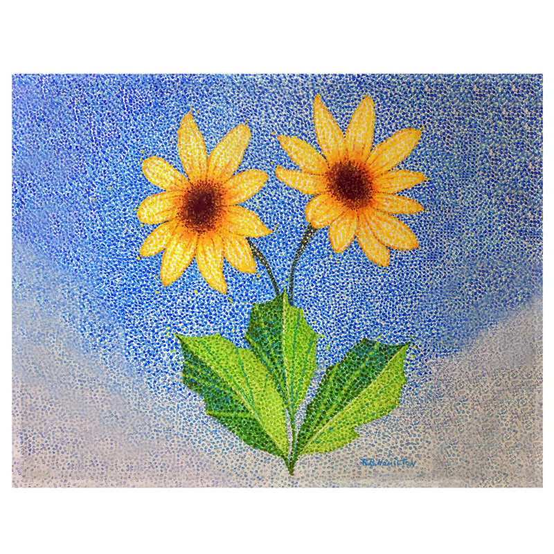 Ensemble de 4 napperons Dune Sunflowers