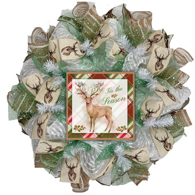 Couronne de renne de Noël «The Season»