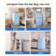 BANGSON Top Freezer Freestanding Mini Fridge