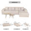 Ensemble de canapé modulaire et de table 3 pièces Deko Living-116464445