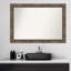 Miroir mural non biseauté en bois franc-2092002176