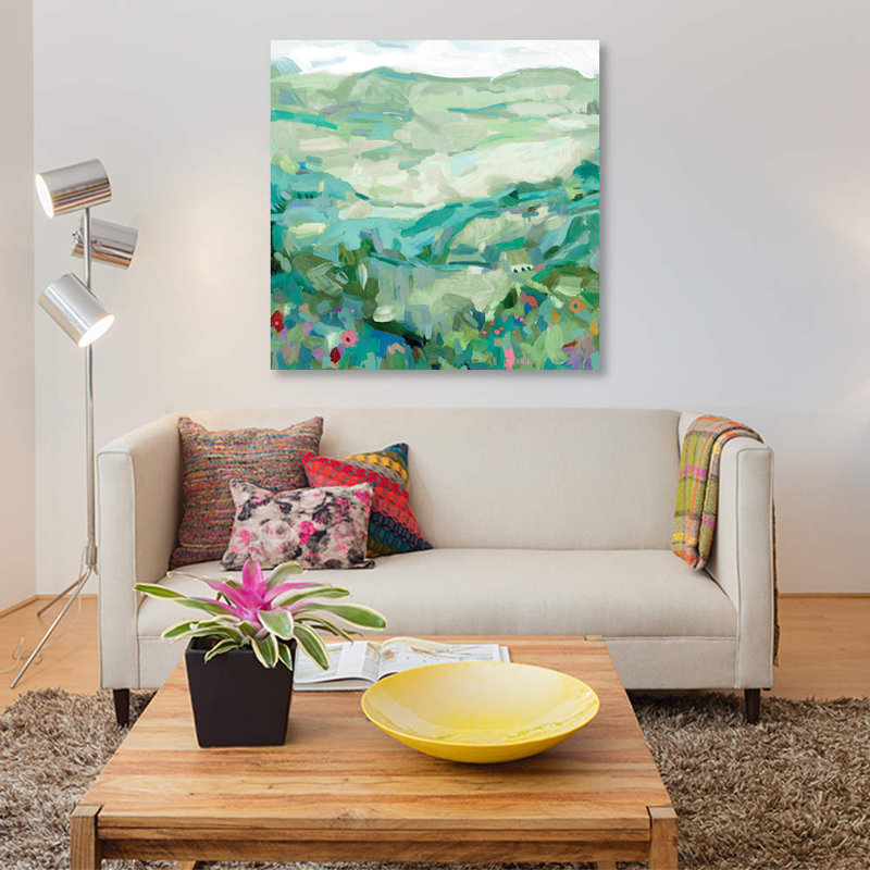 «Wild», reproduction sur toile, H 12 po x l 12 po x P 1,5 po, Toile tendue, Pas de tapis