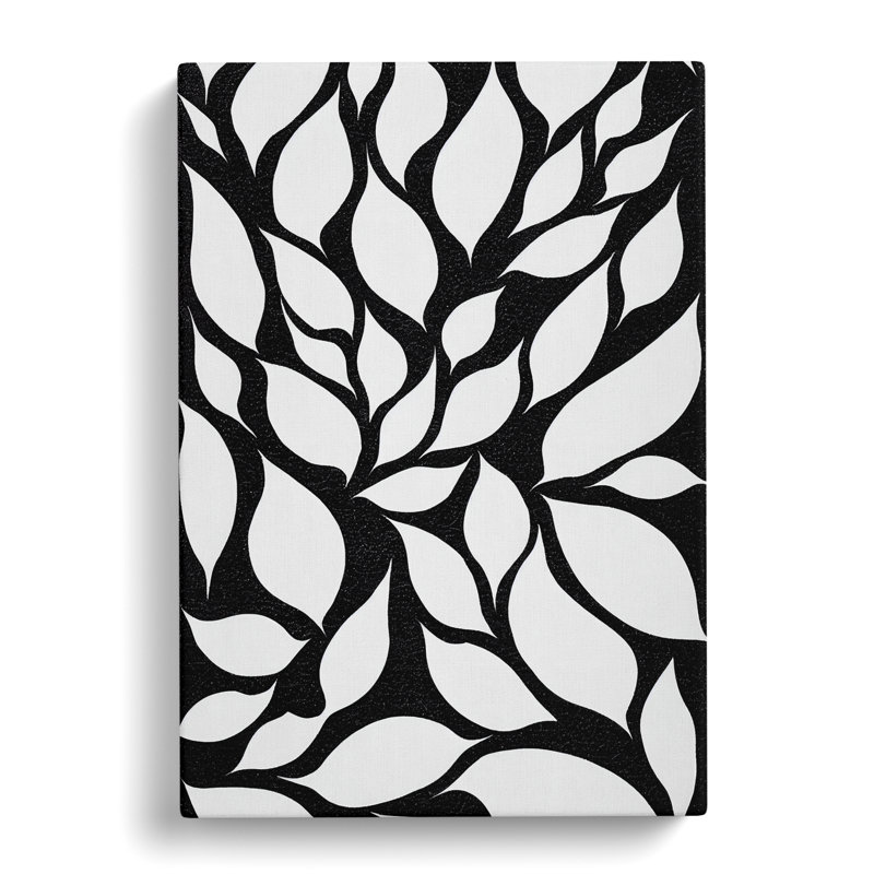 Leaves Pattern No.3 - Wrapped Canvas Print, 50cm H x 35cm W x 3cm D