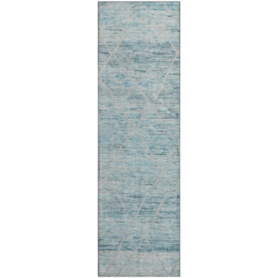Premium Machine Washable Honig AMF1658 Diamonds Rug