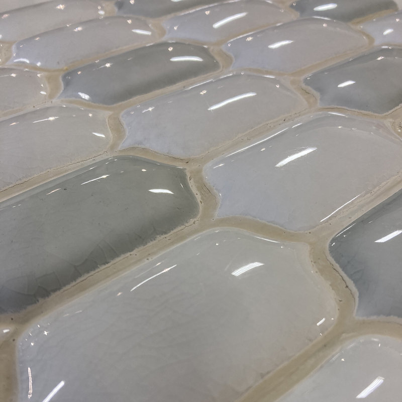 Palermo 1.5" x 3" Beveled Porcelain Mosaic Wall Tile
