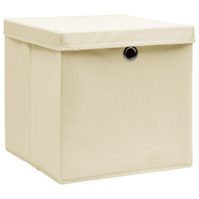 Storage Boxes with Lids Fabric