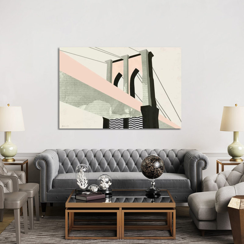 Graphic New York IV by Green Lili - Wrapped Canvas Print, 152.5 cm H x 101.5 cm W