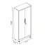 Heavy-Duty Rolling Metal Storage Cabinet with Lockable Wheels and Adjustable Shelves for Garage and Workshop Organization