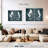 " Sweet Dreams Feathers Multi Piece Canvas Print " 2 Piece Art Set-93060042