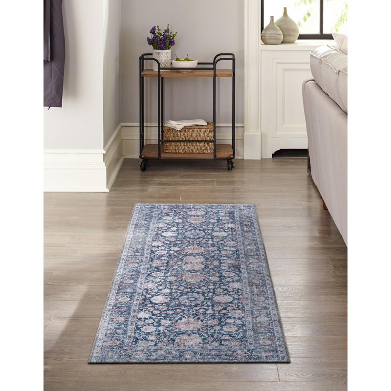 Samarth Thorine Rug, Blue, Runner 2'7" x 10'