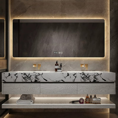 Light luxury simple Bathroom cabinet