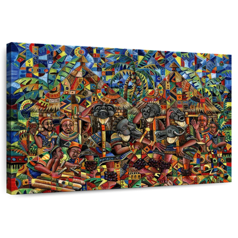 Leisha Juju Dance Group, 26" H x 39" W