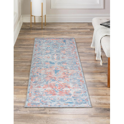 Mayzelle Chenille Oriental Indoor Rug