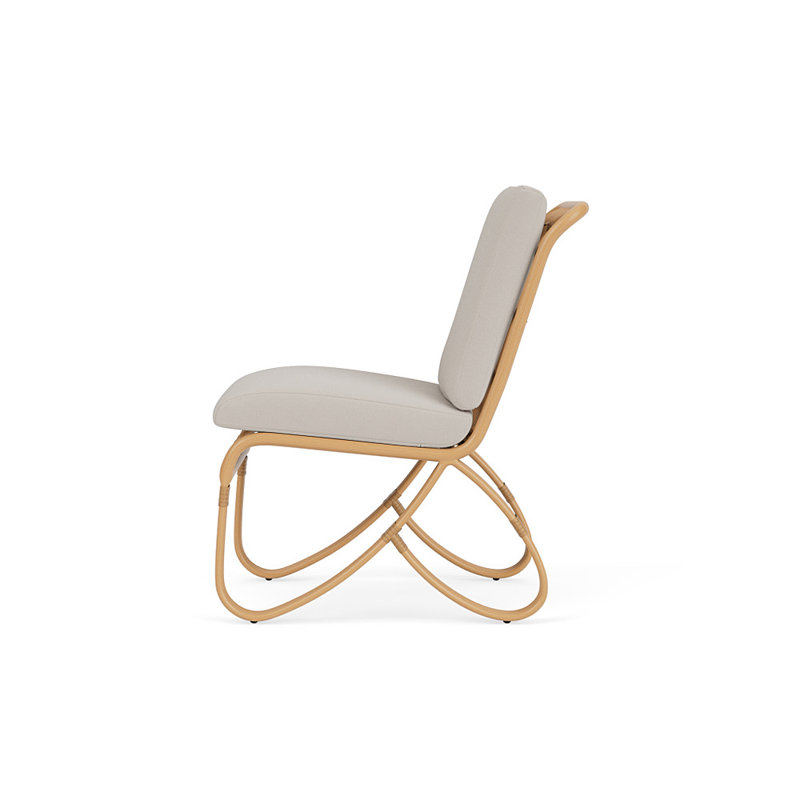 Riviera Outdoor Dining Side Chair, Azulu Twine