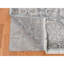 Tapis gris tissé à la main 9 pi 1 po x 12 pi 5 po avec motif en soie Oushak 6B95FEFAB70D48278CE59E3E4B66757C