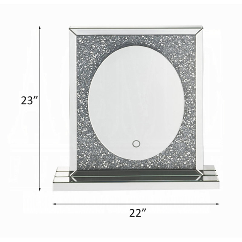 Miroir en bois manufacturé Noralie
