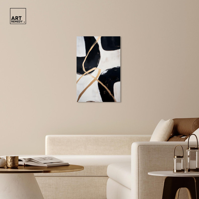 Art Remedy Art, toile rythmique de contraste, H 36 po x l 24 po, Toile tendue