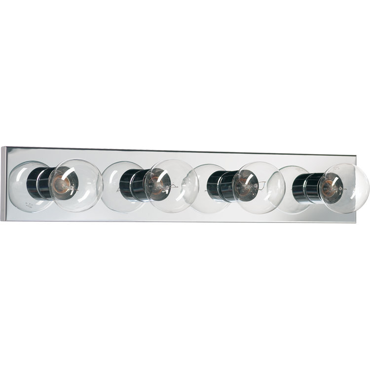 Barre d’éclairage de salle de bain 3 lumières Auman, 36 po/chrome