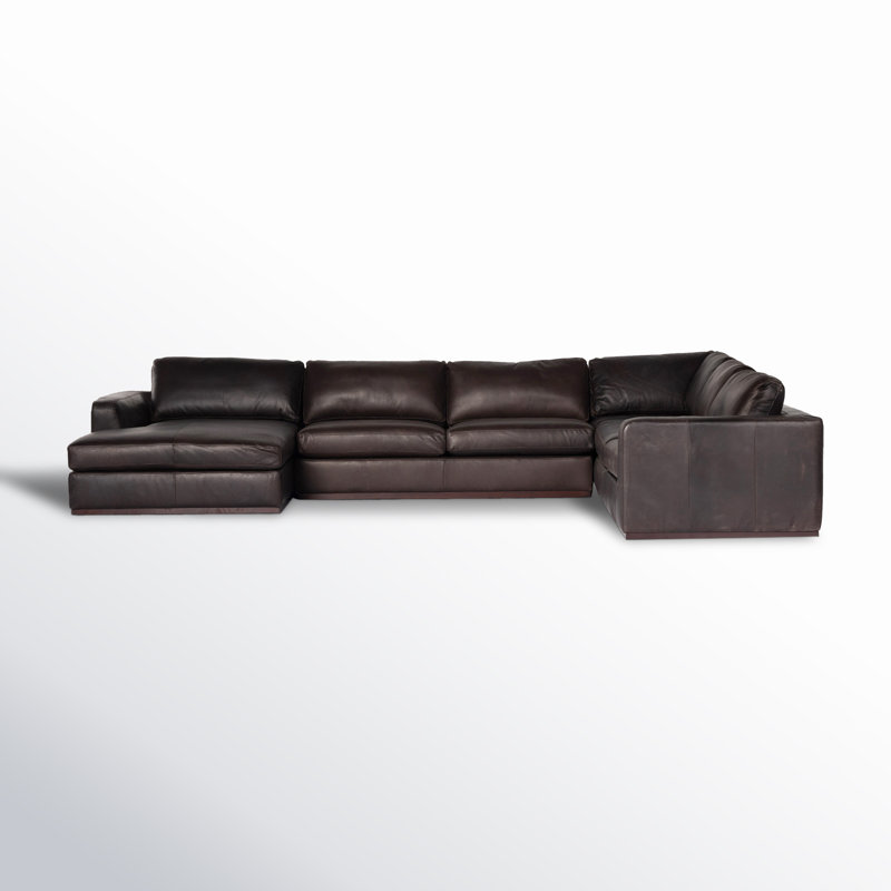 Colt Sectional, Right Hand Facing, Aldred Silver Polyester Blend