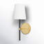 Monroe 1 - Light Armed Sconce-1278279885