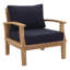 Fauteuil d'extérieur en teck Marina de Modway-32508430