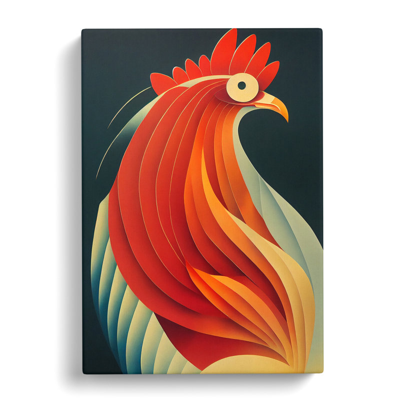 Pipers Rooster Vol.1 - Wrapped Canvas, 50cm H x 35cm W x 3cm D