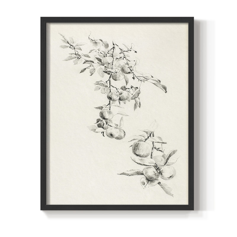 Reproduction encadrée rétro XCI - bois massif, Noir, noir, noir, noir, H 30 po x l 24 po
