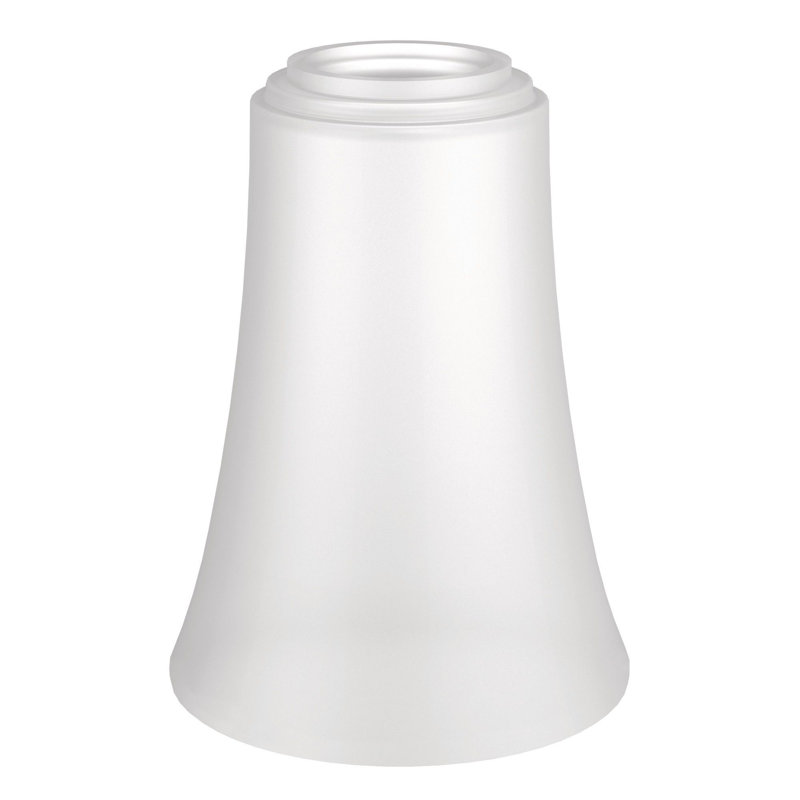 Abat-jour cloche Eva 5,74 "Eva (à pince) en blanc
