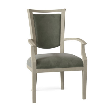 Chaise avec accoudoirs rembourrée Spiro