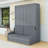 Soloma Queen Murphy Bed with Sofa Cushion-1853171214