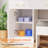 Makeup Vanity Desk with Mirror and Lights, White Vanity Table with Power Outlet and 3 Lighting Modes, Dressing Table Set with Cabinet Drawers Shelves and Storage Stool for Bedroom