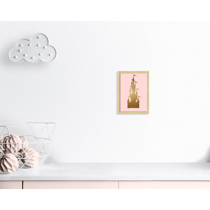Fairytale 1, impression sur papier, H 14 po x l 11 po x P 1,19 po, Encadré de boîte champagne