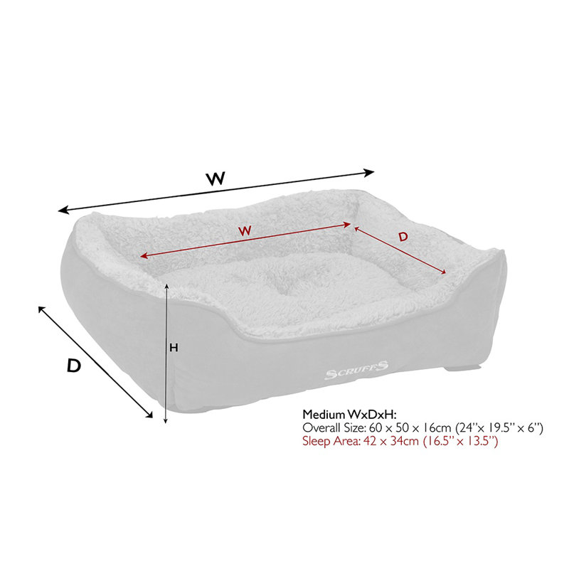 Cosy Polyester Pet Bed, Medium (12-18kg)