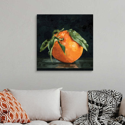 " Dark Orange Still Life II " by Emma Caroline Painting Print