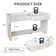 55.12" Wood Distressed Pattern Console Table Sofa Table With Two Drawers And Bottom Shelf Easy Assembly