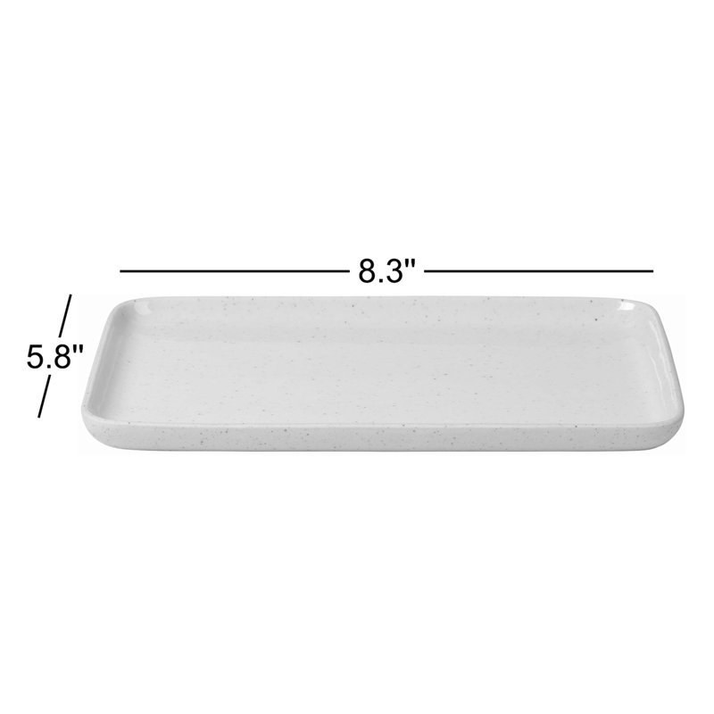 Assiette à hors-d'œuvre en céramique 8,5 po SABLO, Nuage
