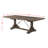 42 " Extendable Acacia Rectangular Solid Wood Top Dining Table