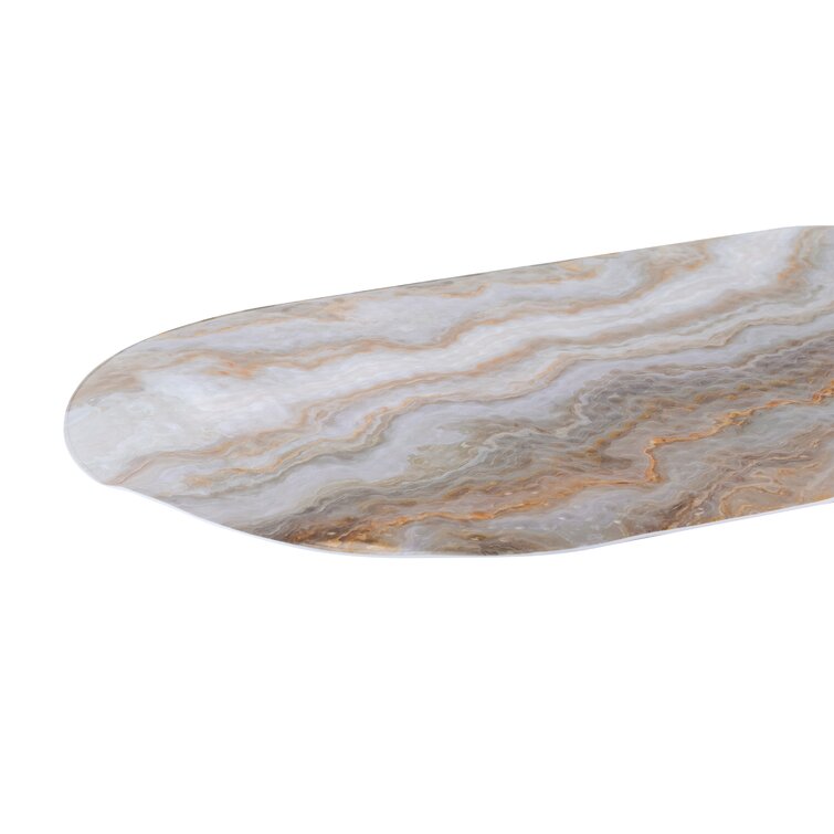 Elle Decor Oval Bubble Bath Mat in Agate Print & Reviews