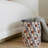 Modern Decorative Geometric Handmade Trash Can - Wastebasket Bin for Bathroom, Kitchen, or Bedroom