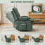 Fauteuil inclinable berçant pivotant à 360 °, siège inclinable simple manuel avec porte-gobelets-1265031847