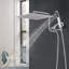 Pomme de douche standard réglable