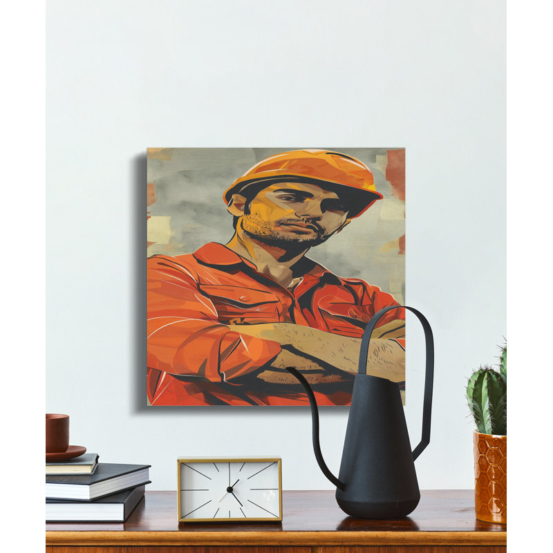 1 Piece Wrapped Canvas Wall Art Set, 35.56 cm H x 35.56 cm W