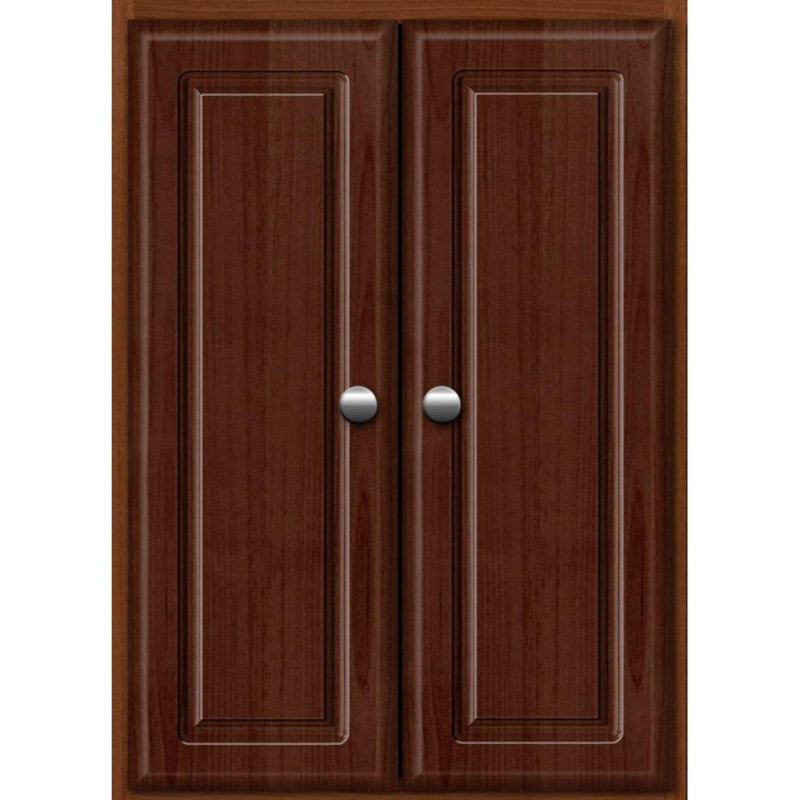 Simplicity Bathroom Cabinet, Dark Alder
