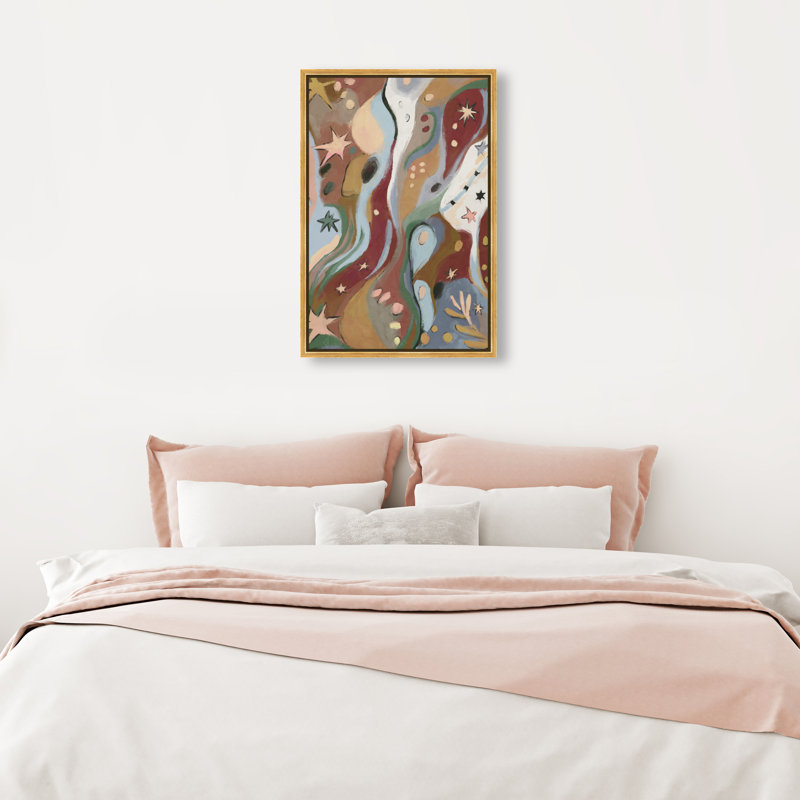 Modern Folk II Print by Oliver Gal, 16"H x 11"W, Gold Floater Frame