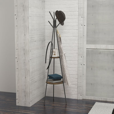 Wilta Freestanding 9 - Hook Coat Rack