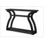 Table basse en stratifié noir, conception à trois niveaux pour le salon et amp; Chambre à coucher, peu encombrante avec beaucoup de rangement